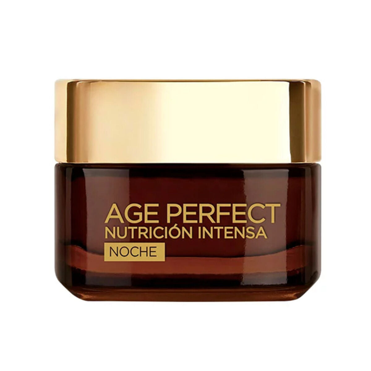 Crema Antiarrugas de Noche L'Oreal Age Perfect en frasco de 50 ml, ideal para el cuidado de la piel.