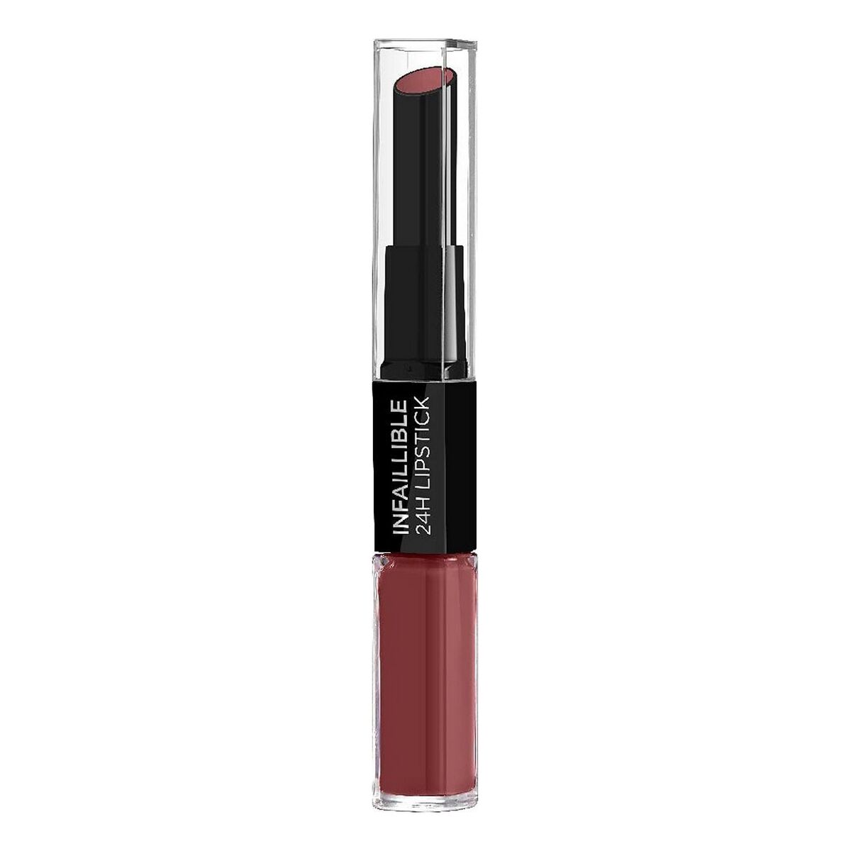 L'Oréal Paris Infallible H gloss color stick packaging for long-lasting lip color.