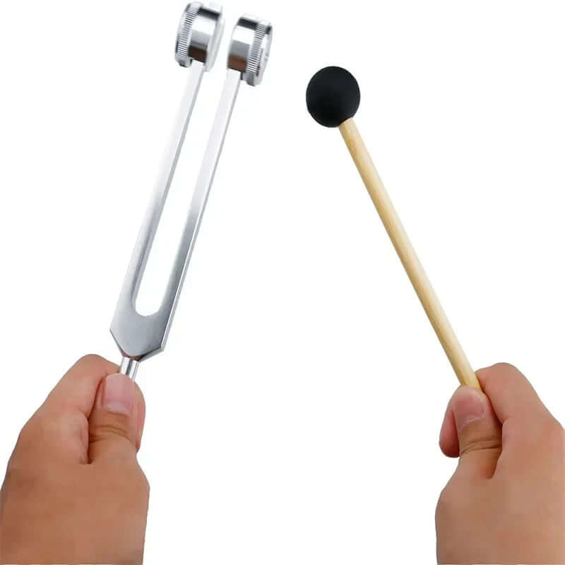128Hz Tuning Fork Set Weighted Bio-Acoustic Tuning Fork for Reliever Pressure