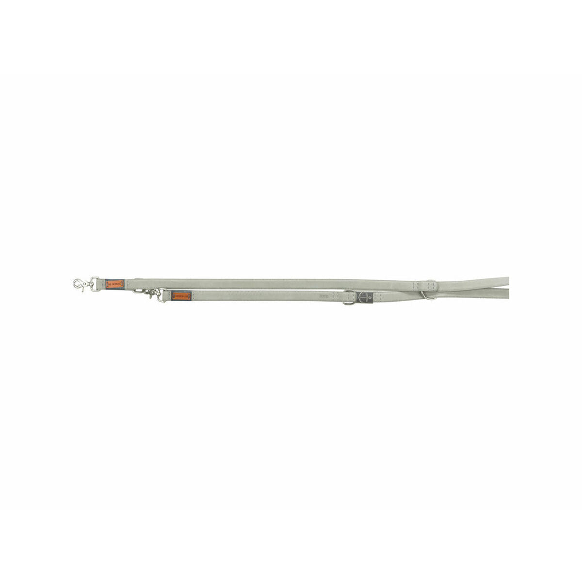Ramal ajustable perro Trixie Be Nordic L/XL color arena, ancho de 25 mm y longitud de 2 m, con mosquetón de 3 posiciones.