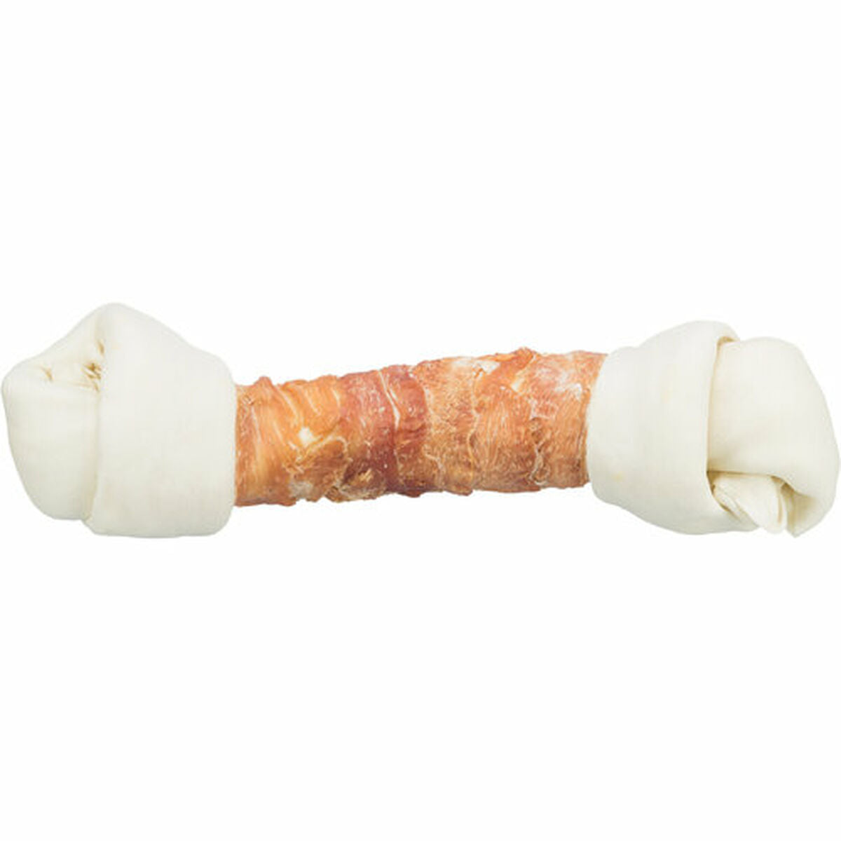 Golosina dental para perro pollo Trixie Chewing Bone de 500 g, ideal para cuidado dental y sabor a pollo.