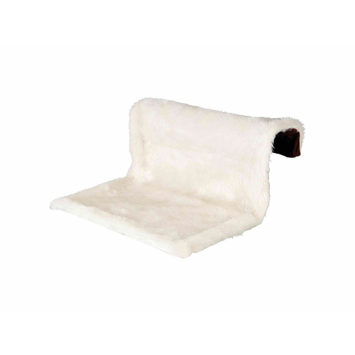 Cama para gato Trixie marrón crema de 26 cm, suave y cómoda, ideal para interiores.