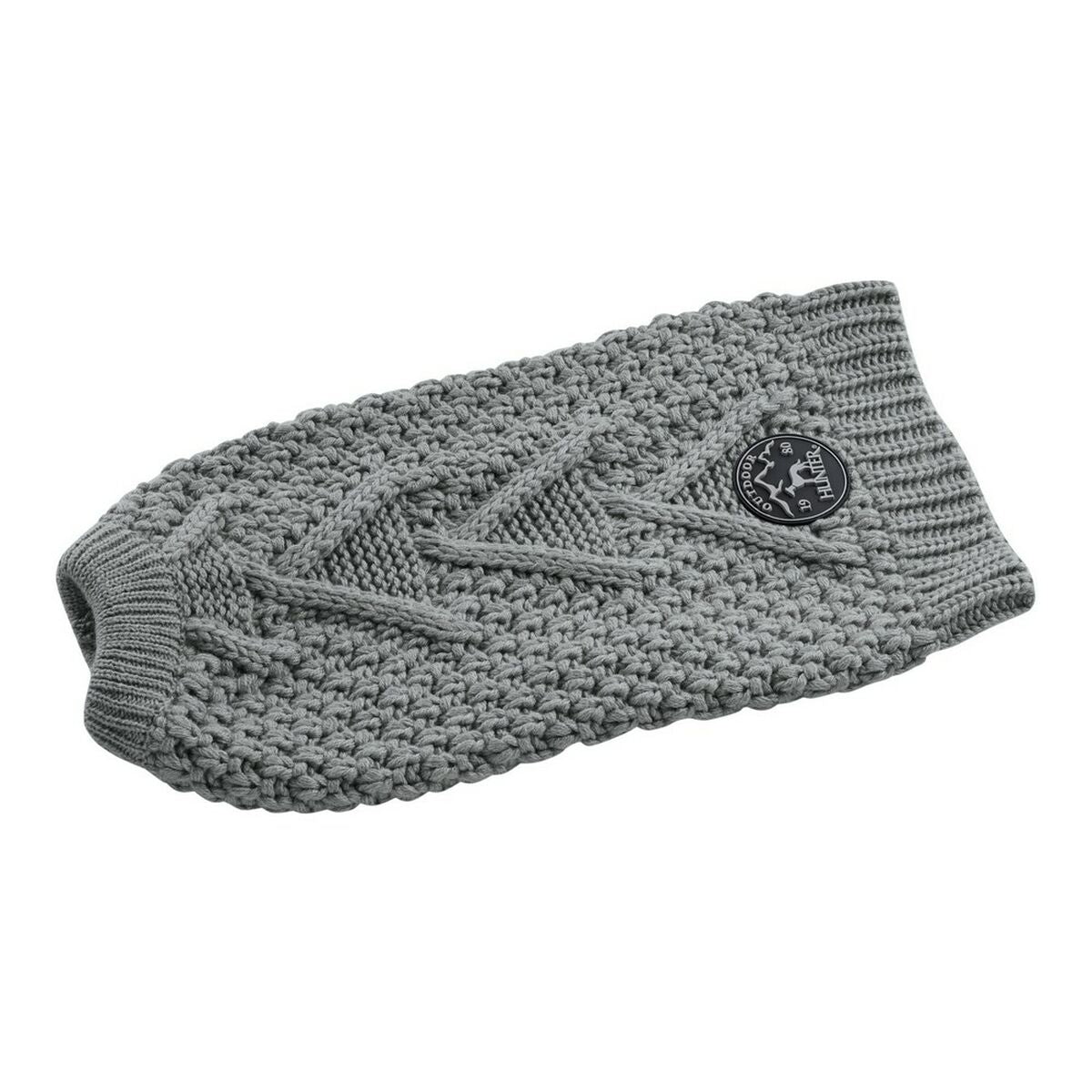 Jersey para perro Hunter Malmö en color gris, tejido de acrílico, diseño moderno y abrigado.