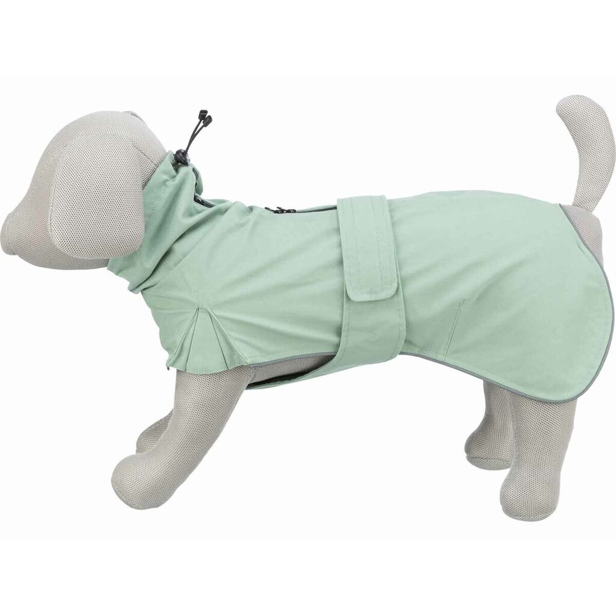 Chubasquero para perro Trixie Dublín verde S 40 cm en color verde para mascotas.