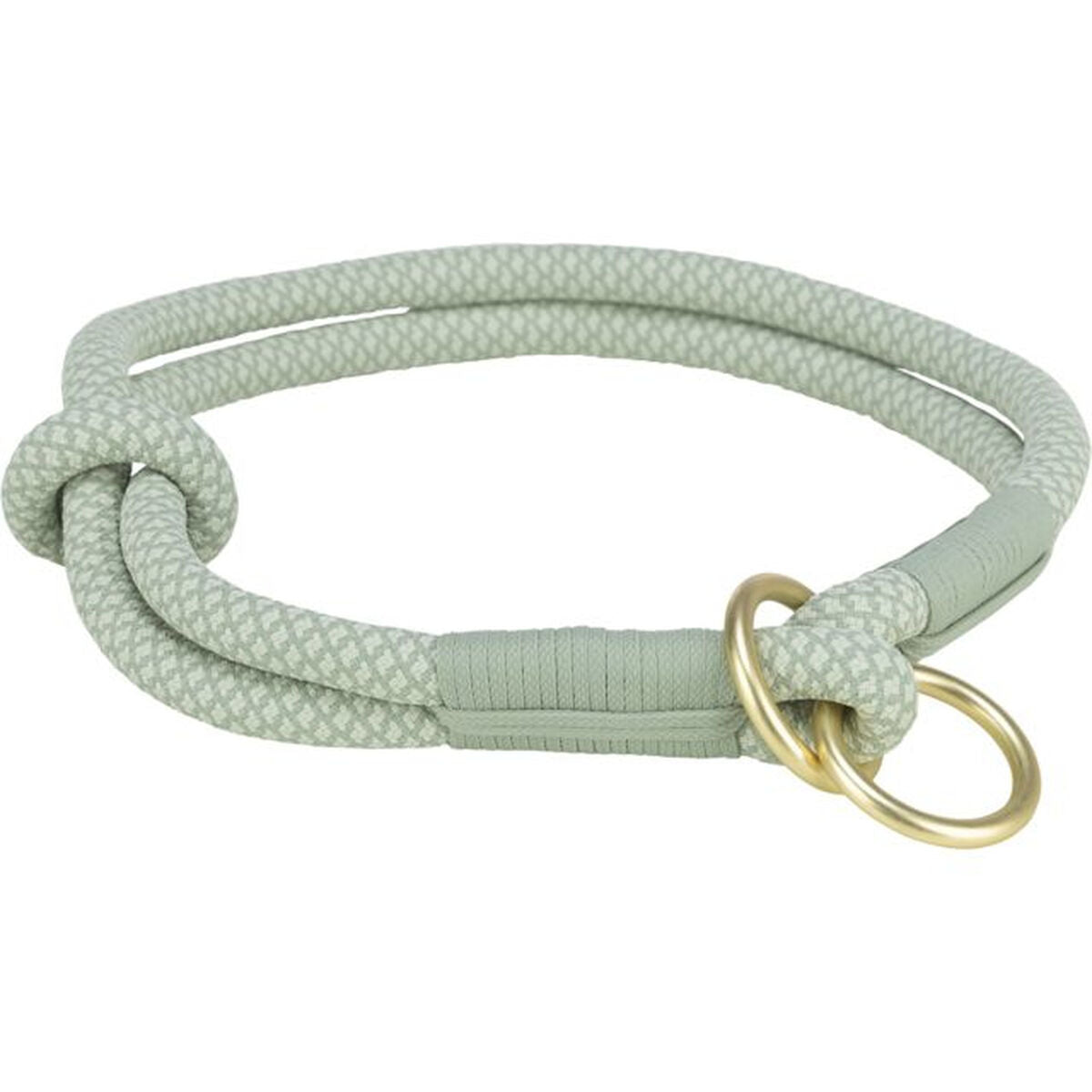 Collar de adiestramiento perro cuerda verde menta de Trixie, diseñado para perros, medida S, 35 cm.
