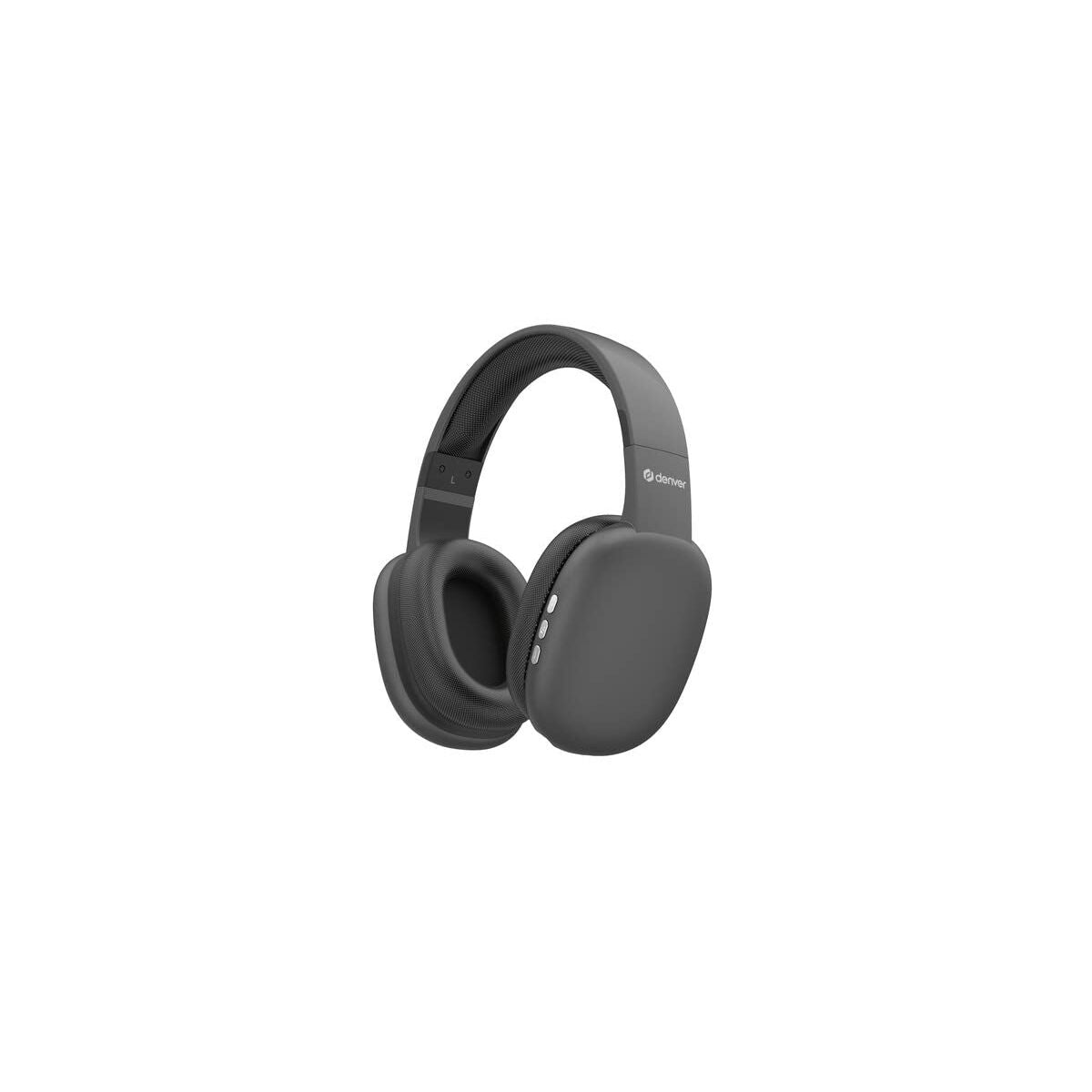 Auriculares bluetooth Denver Electronics BTH-252 Negro, diadema, micrófono integrado, conexión inalámbrica.