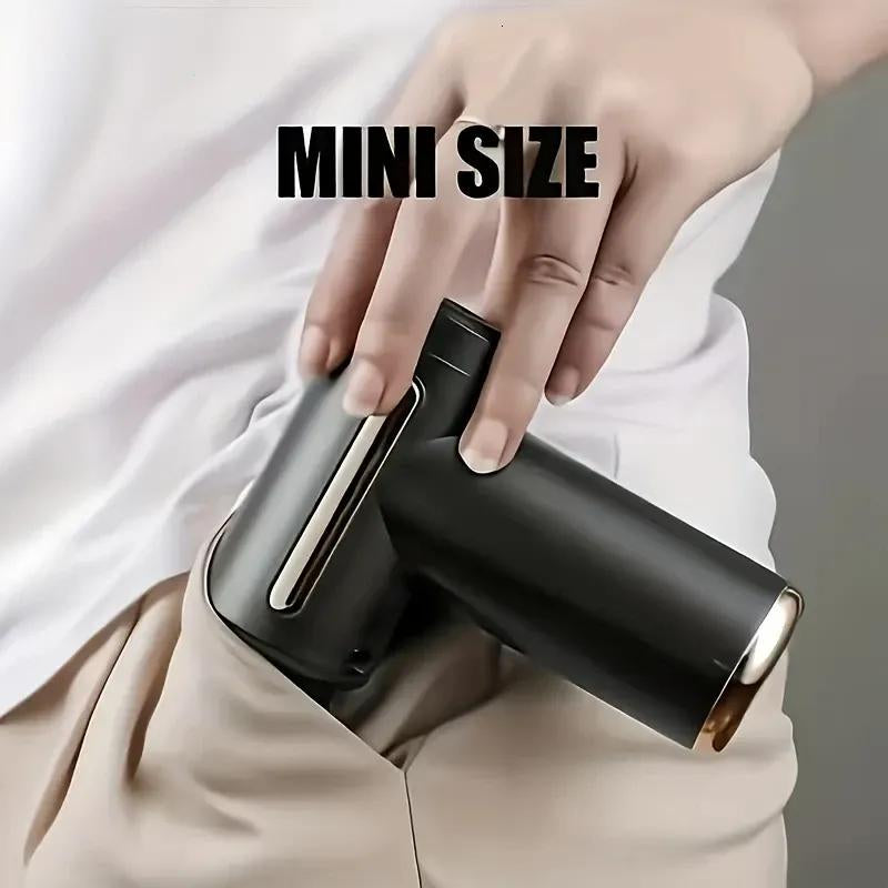 Portable Deep Tissue Massager - USB Rechargeable Fascia Gun, Muscle Massage Gun with 4 Massage Heads, 6 Speed Mode Adjustment, Silent Motor, for Muscle Relief and Sports Recovery, for Back and Neck Relaxation Full Body Massage