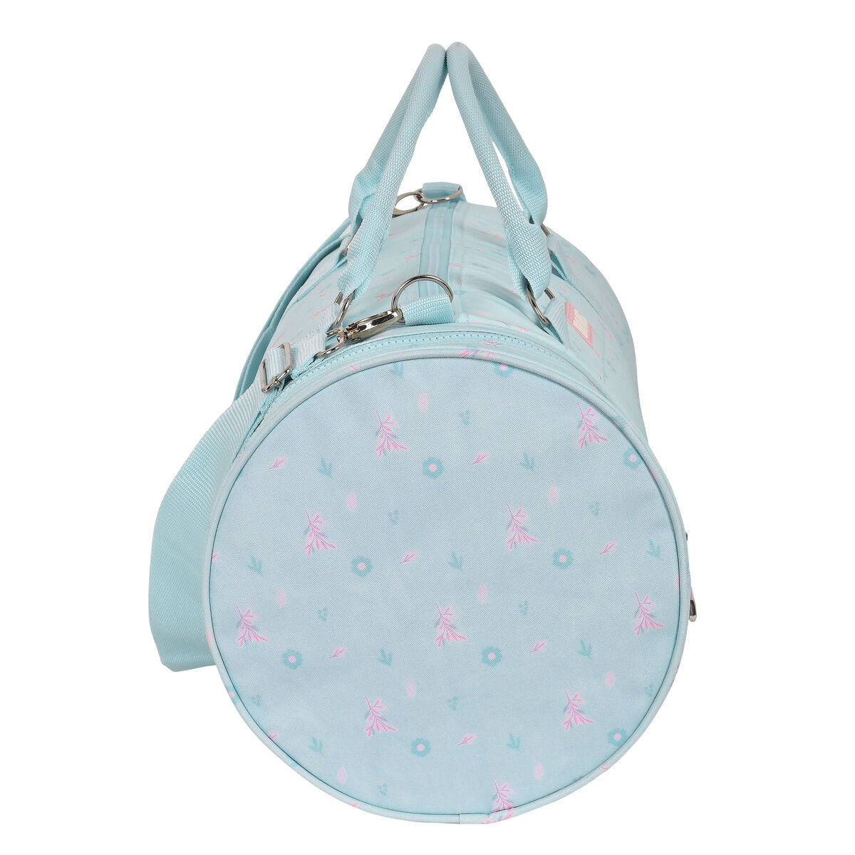 Bolsa de Deporte Moos Garden 54 x 24 x 24 cm Turquesa con diseño floral y cierre de cremallera.