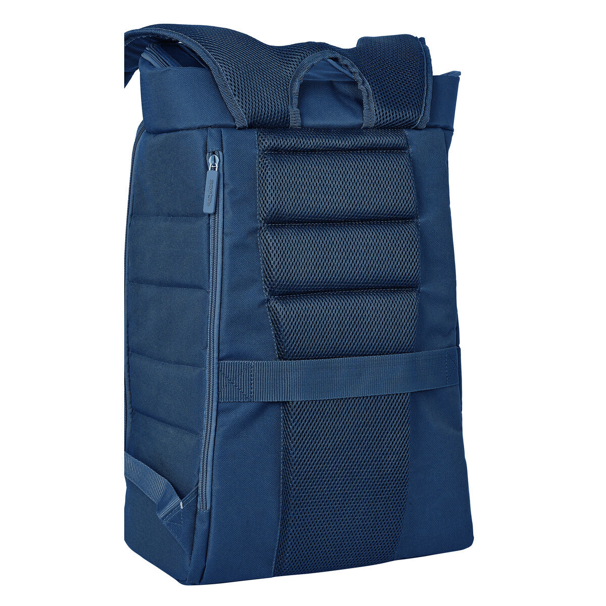 Mochila Safta de viaje azul marino 33 x 55 x 18 cm, ideal para jóvenes, con cremallera y hombreras acolchadas.