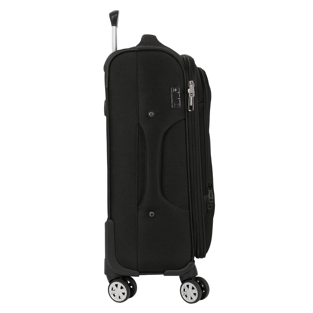 Maleta de cabina Real Betis Balompié Negro 20'' con diseño deportivo y capacidad de 20 L.
