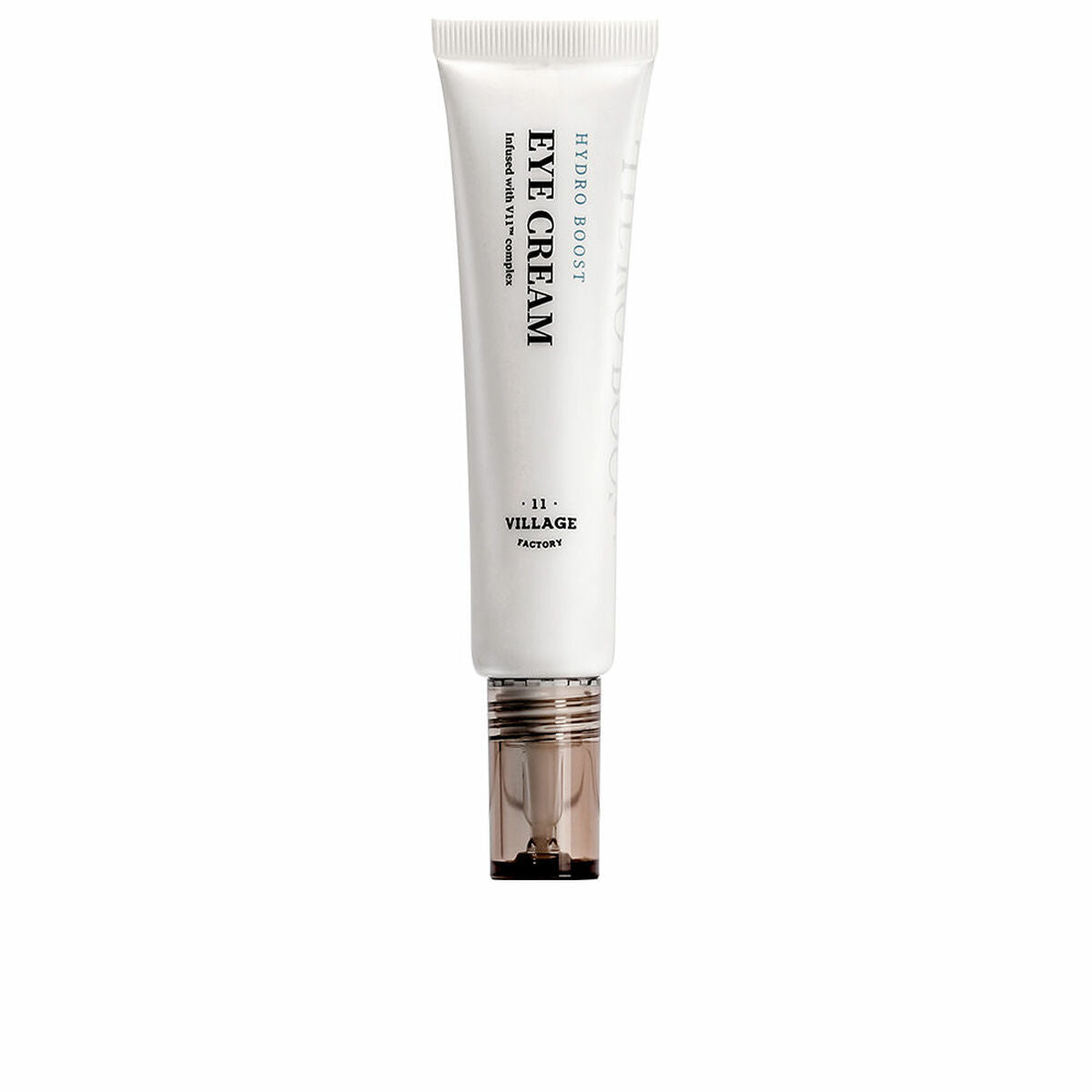 Crema contorno ojos Village 11 Hydro Boost en tubo de 25 ml, ideal para el cuidado del área de los ojos.