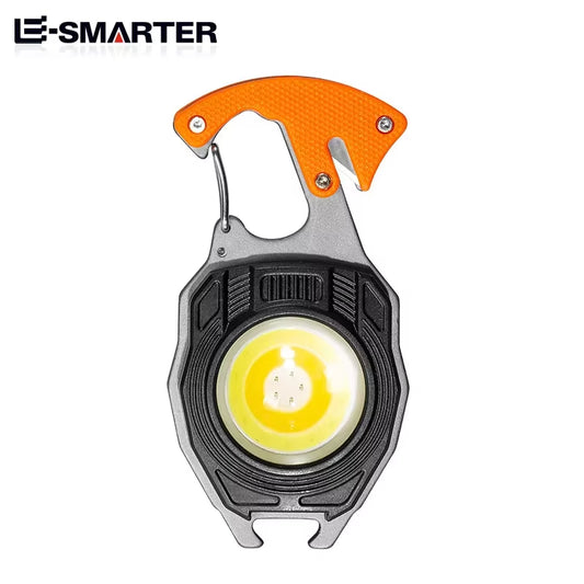 Portable LED Flashlight Mini Work Light Pocket Light Outdoor Camping Lantern Emergency Wrench Hammer Lamp