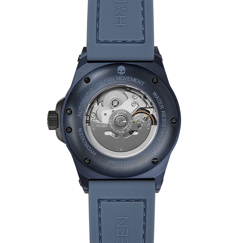 Reloj Hydrogen Watch Otto All Blue | Movimiento Automático Japón | Acero Azul Iónico | 40 mm