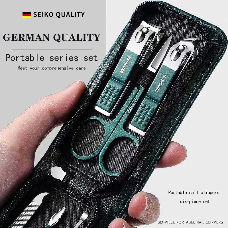 Set de Tijeras de Uñas Premium para Hombre y Mujer | Manicura y Pedicura