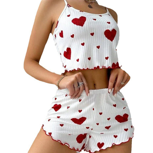 Pijama Mujer 2 Piezas | Top Tirantes y Short | Tallas S-XL