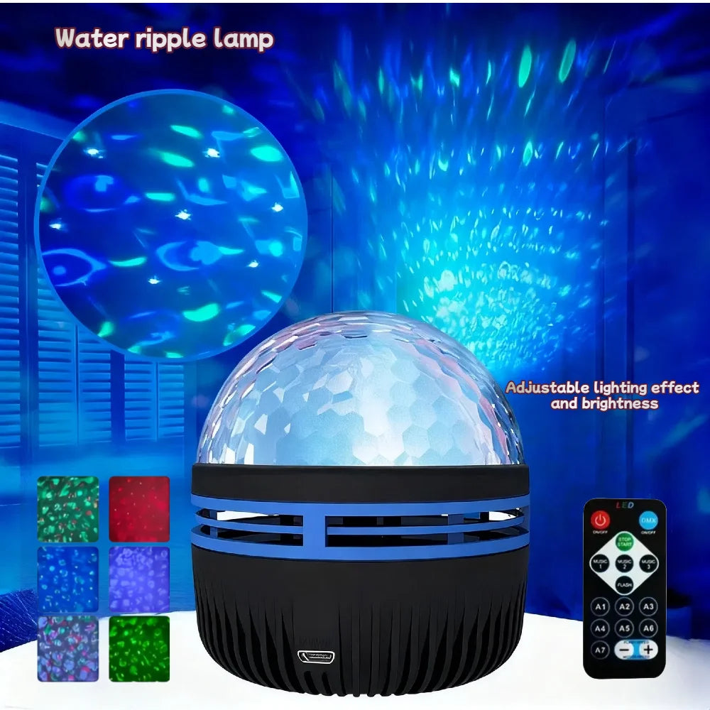 Proyector LED Galaxia RGB | Aurora, Nebulosa y Cielo Estrellado | Mando a Distancia | USB