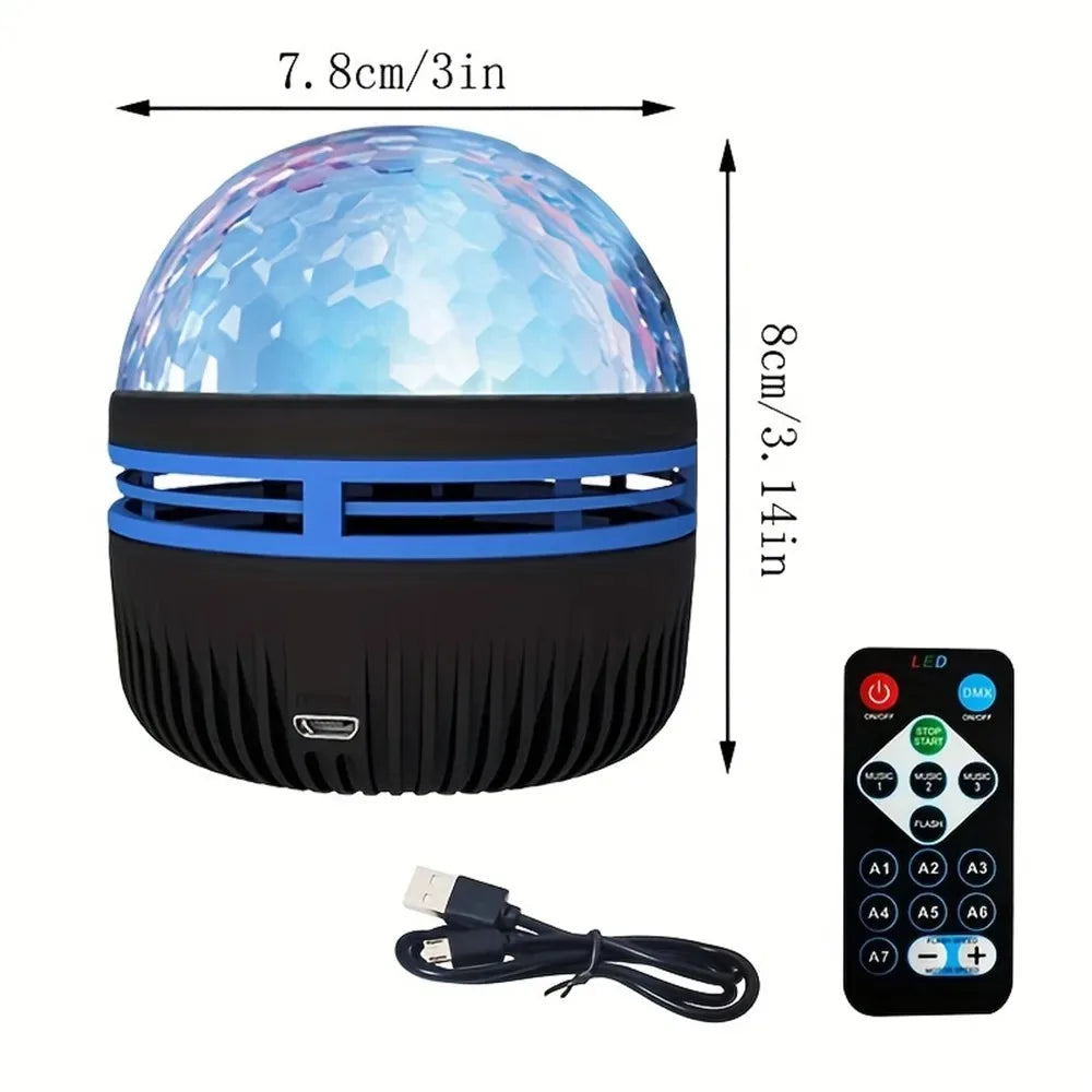 Proyector LED Galaxia RGB | Aurora, Nebulosa y Cielo Estrellado | Mando a Distancia | USB
