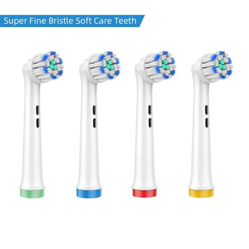 Cabezales de Recambio para Cepillo Eléctrico Oral-B | Pack de 4 | Cerdas Dupont