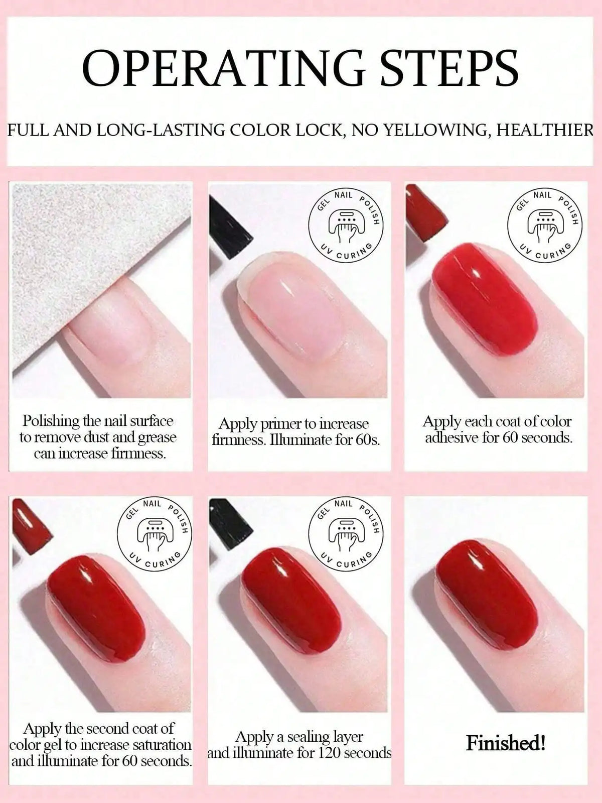 Esmalte de Uñas en Gel | 15 ml | Semipermanente | Amplia Gama de Colores