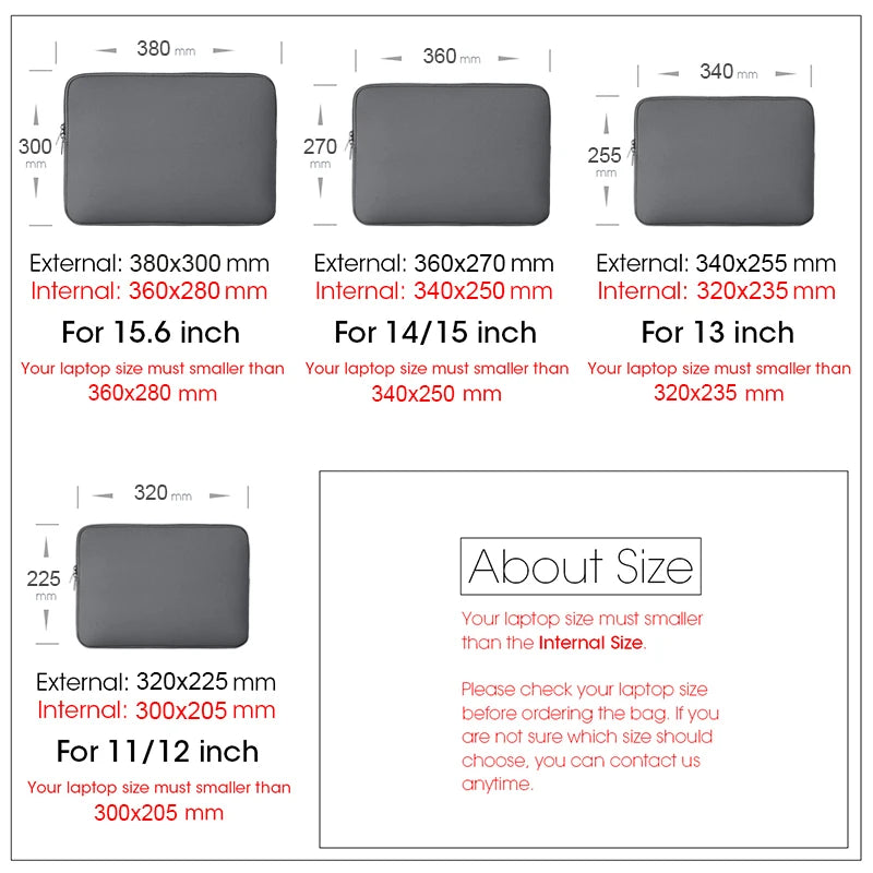 Funda para Portátil | Compatible con Xiaomi, Lenovo, Dell | 13", 14-15" y 15,6"