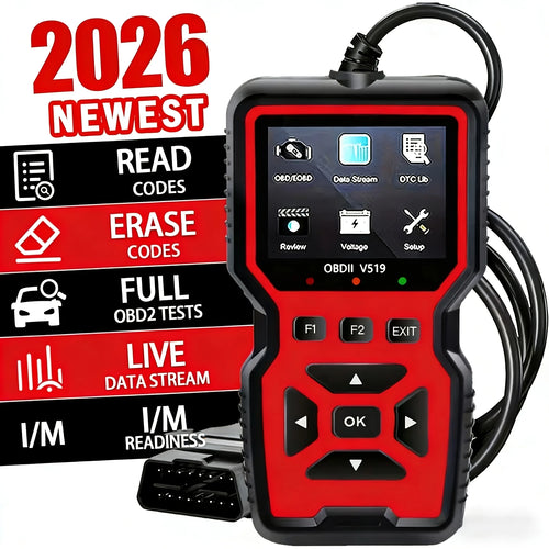 Escáner OBD2 Profesional V519 | Diagnóstico de Coche con USB