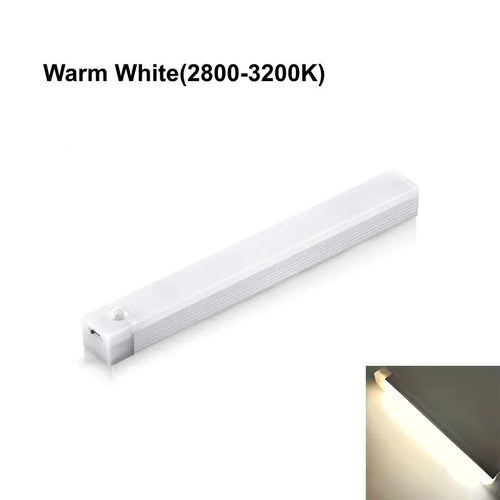 Barra de Luz LED con Sensor de Movimiento | Recargable USB-C | Regulable | 10, 20, 30 y 50 cm
