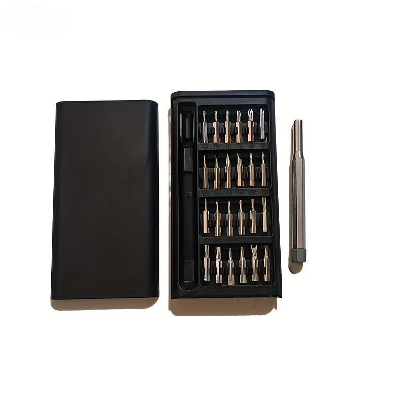Set de Destornilladores Mini 25 en 1 | Cabeza Plana y Cruz | Pequeño y Compacto