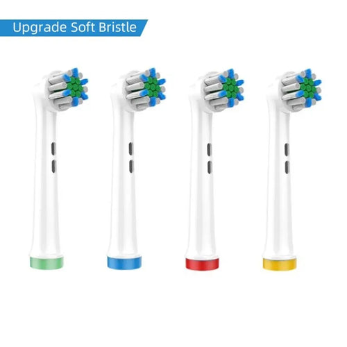Cabezales de Recambio para Cepillo Eléctrico Oral-B | Pack de 4 | Cerdas Dupont