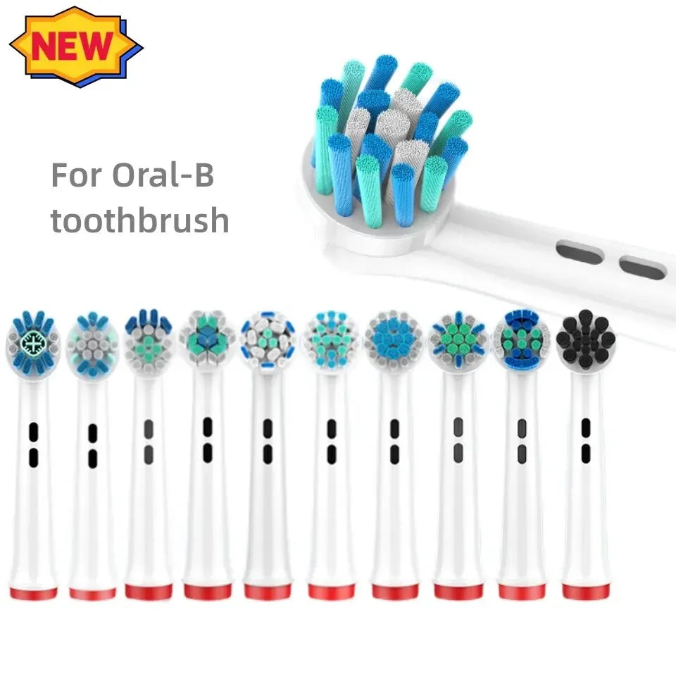Cabezales de Recambio para Cepillo Eléctrico Oral-B | Pack de 4 | Cerdas Dupont