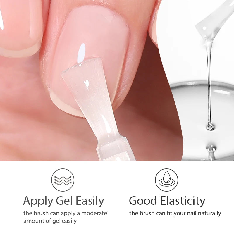 BORN PRETTY Gel de Uñas 10ml | Base Gel, Capa de Acabado, Gel Caucho, Gel de Refuerzo | Manicura UV/LED
