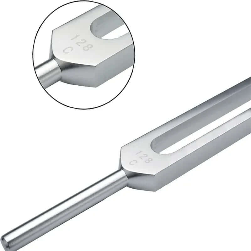 128Hz Tuning Fork Set Weighted Bio-Acoustic Tuning Fork for Reliever Pressure