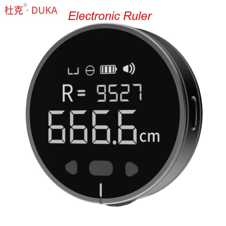 Little Q Electronic Ruler (Atuman) Tape HD LCD Screen Long Standby Rechargeable Ruler