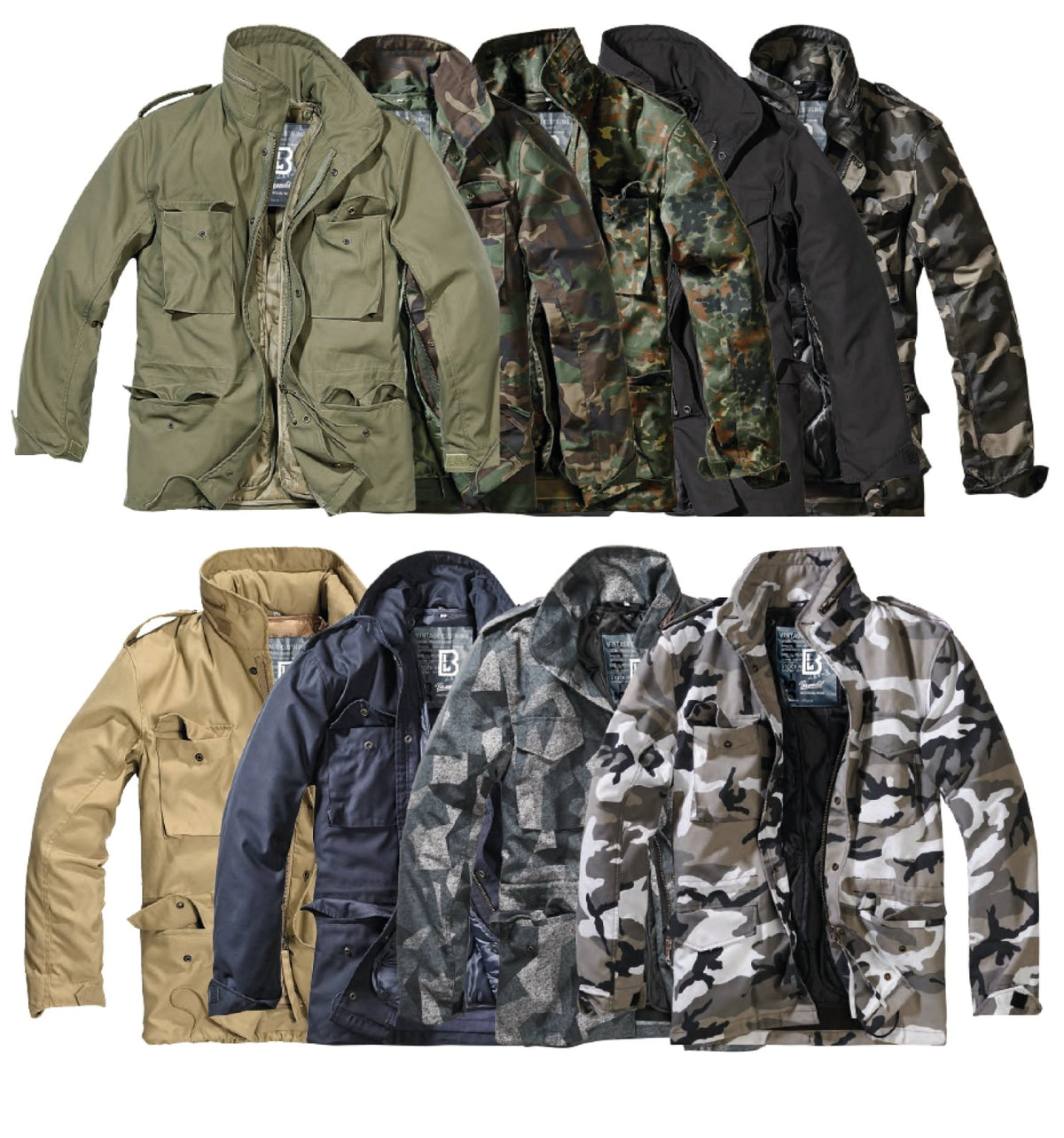Brandit M65 Classic Jacket | Chaqueta de Campo con Forro Extraíble | Hombre