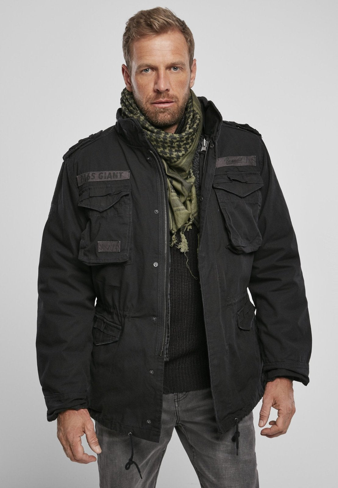Brandit M65 Giant Winter Jacket | Chaqueta de Campo con Forro Interior Extraíble | Hombre