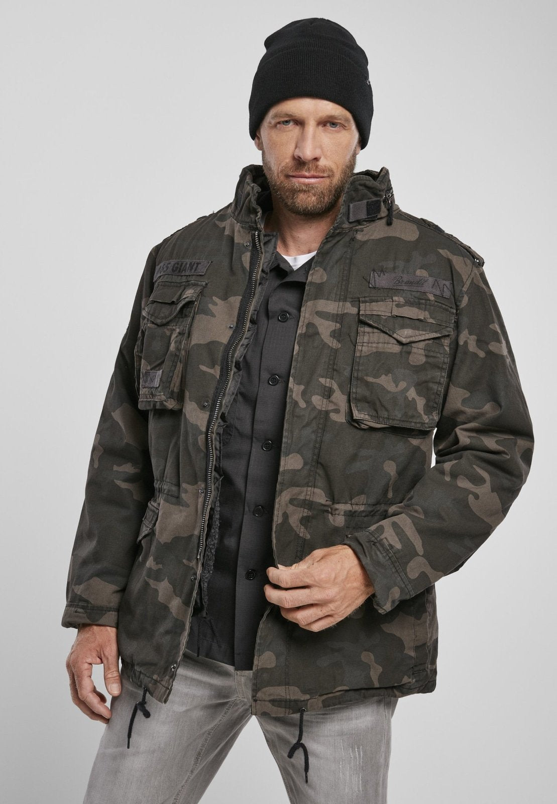 Brandit M65 Giant Winter Jacket | Chaqueta de Campo con Forro Interior Extraíble | Hombre