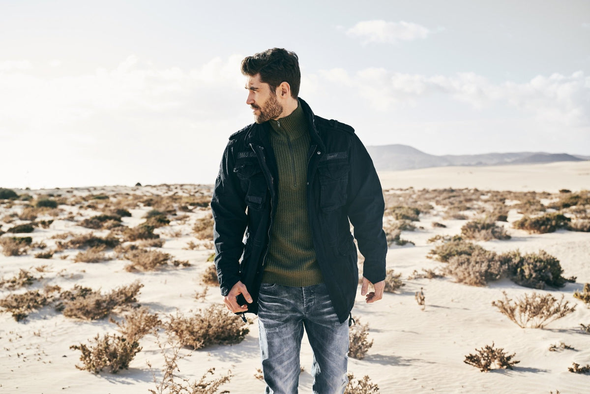 Brandit M65 Giant Winter Jacket | Chaqueta de Campo con Forro Interior Extraíble | Hombre
