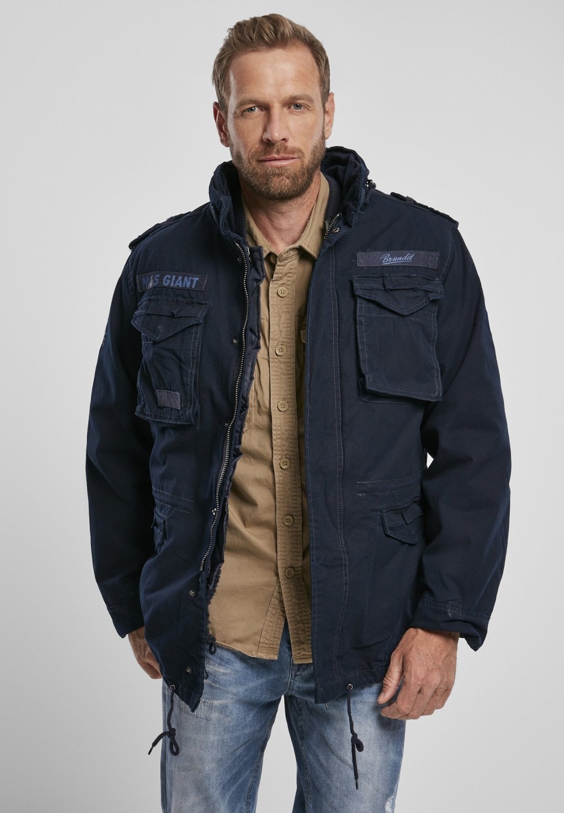 Brandit M65 Giant Winter Jacket | Chaqueta de Campo con Forro Interior Extraíble | Hombre
