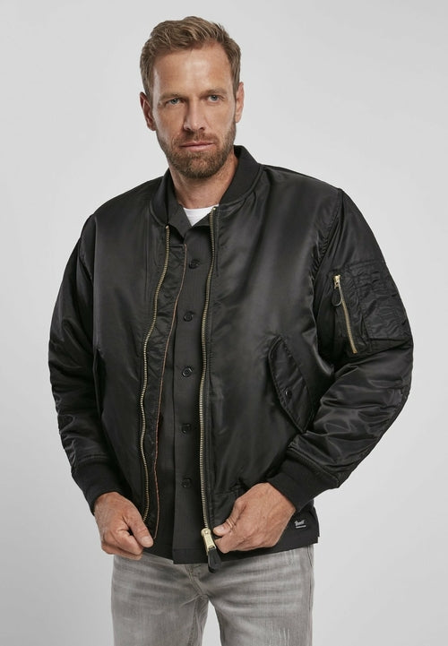 Cazadora Bomber MA1 | Chaqueta Piloto Hombre | Brandit | Resistente al Viento