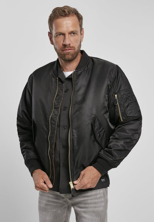 Cazadora Bomber MA1 | Chaqueta Piloto Hombre | Brandit | Resistente al Viento
