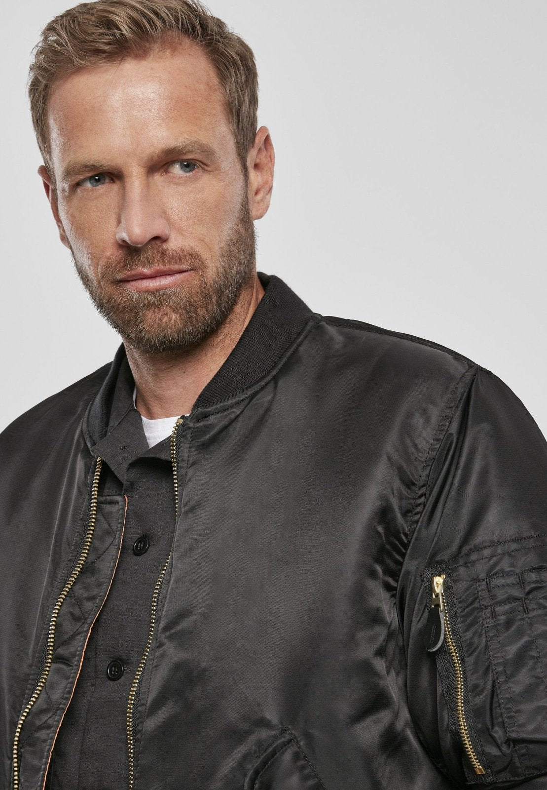 Cazadora Bomber MA1 | Chaqueta Piloto Hombre | Brandit | Resistente al Viento