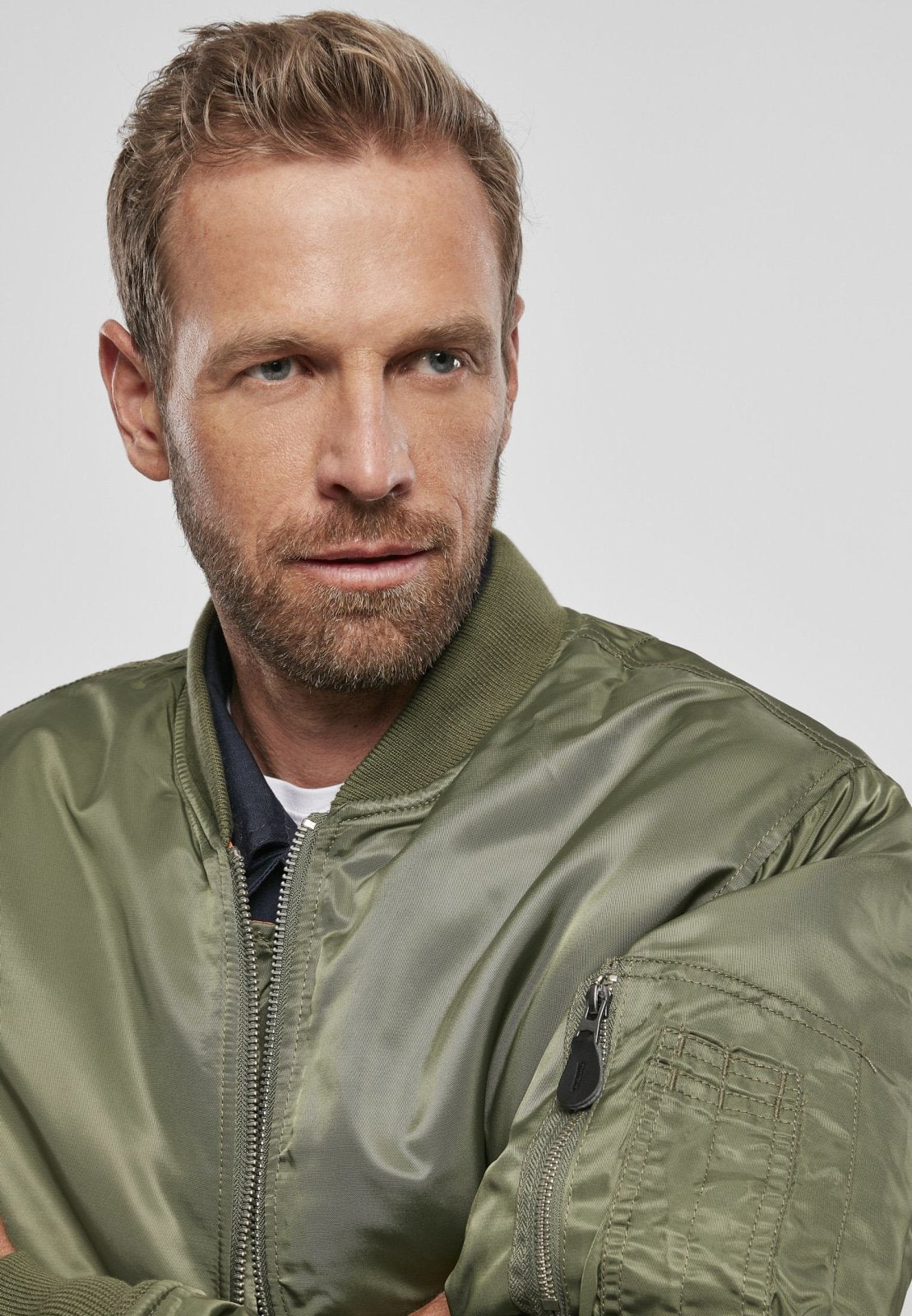Cazadora Bomber MA1 | Chaqueta Piloto Hombre | Brandit | Resistente al Viento