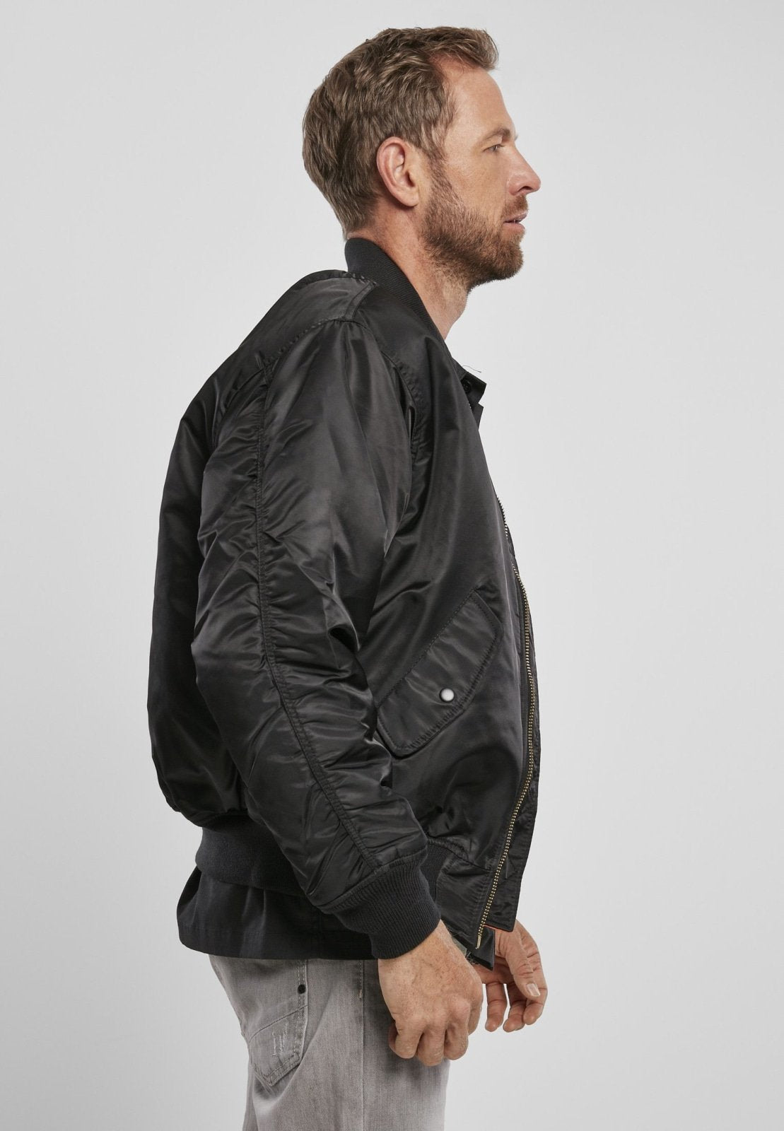 Cazadora Bomber MA1 | Chaqueta Piloto Hombre | Brandit | Resistente al Viento
