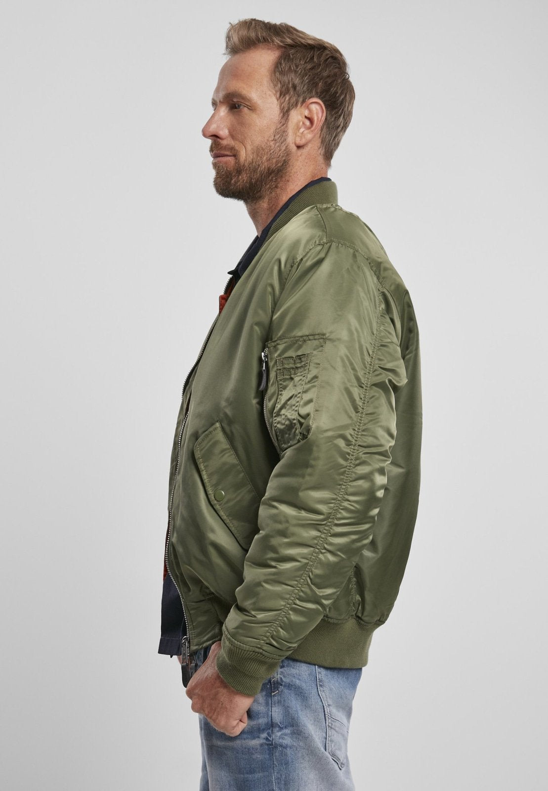 Cazadora Bomber MA1 | Chaqueta Piloto Hombre | Brandit | Resistente al Viento