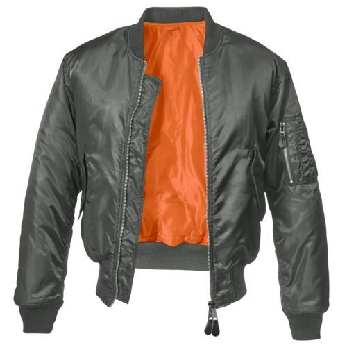 Cazadora Bomber MA1 | Chaqueta Piloto Hombre | Brandit | Resistente al Viento