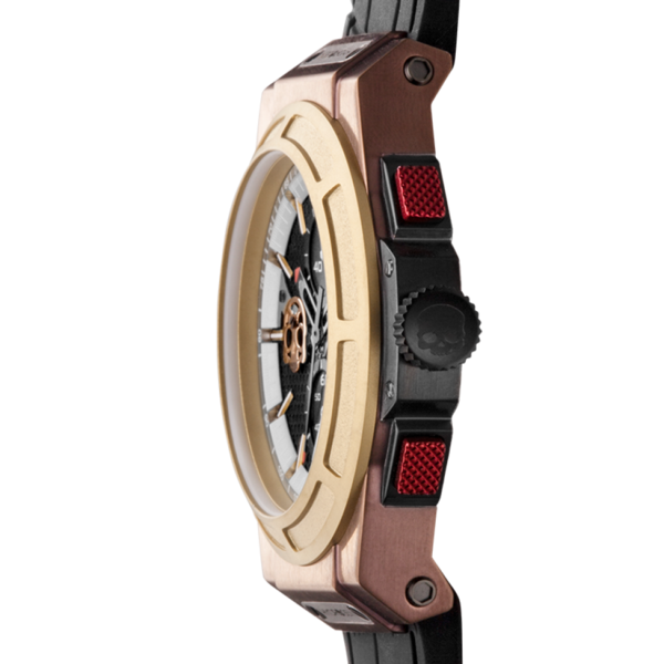 Reloj Otto Chrono Mezcla Oro y Marrón