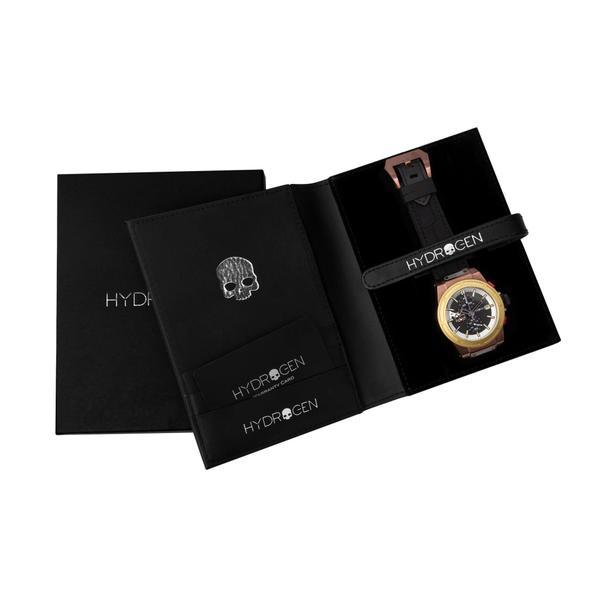 Reloj Otto Chrono Mezcla Oro y Marrón