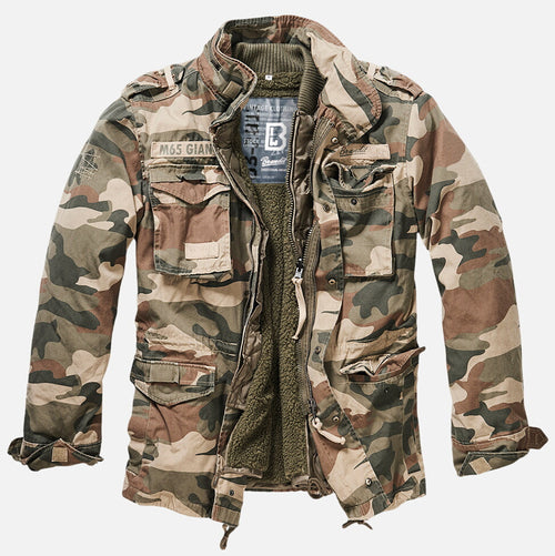 Brandit M65 Giant Winter Jacket | Chaqueta de Campo con Forro Interior Extraíble | Hombre